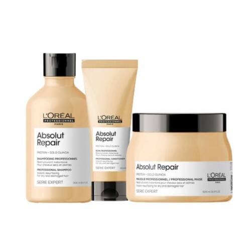 PACK LOREAL ABSOLUT REPAIR - SHAMPOO/ ACONDICIONADOR / MASCARILLA